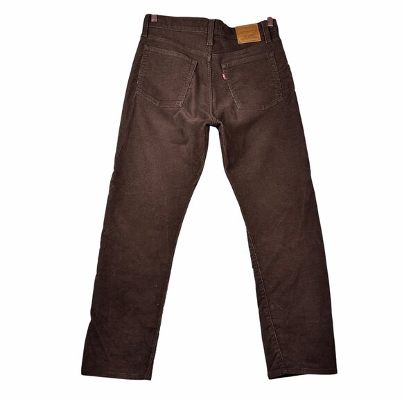 Levi's Premium Wedgie Straight Corduroy Pants Brown Women’s 30 High Rise W30 L28 - Picture 6 of 9